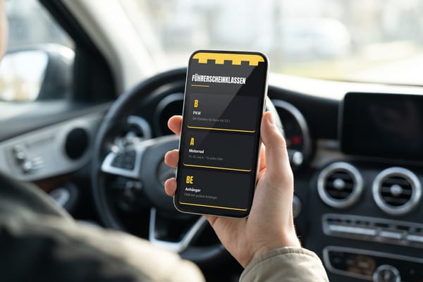 Beispiel-Website für eine Fahrschule