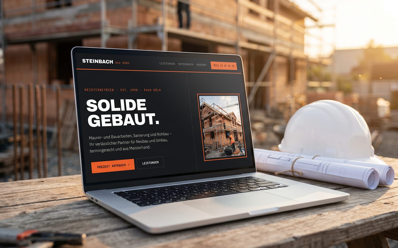 Handwerker-Website · Beispiel