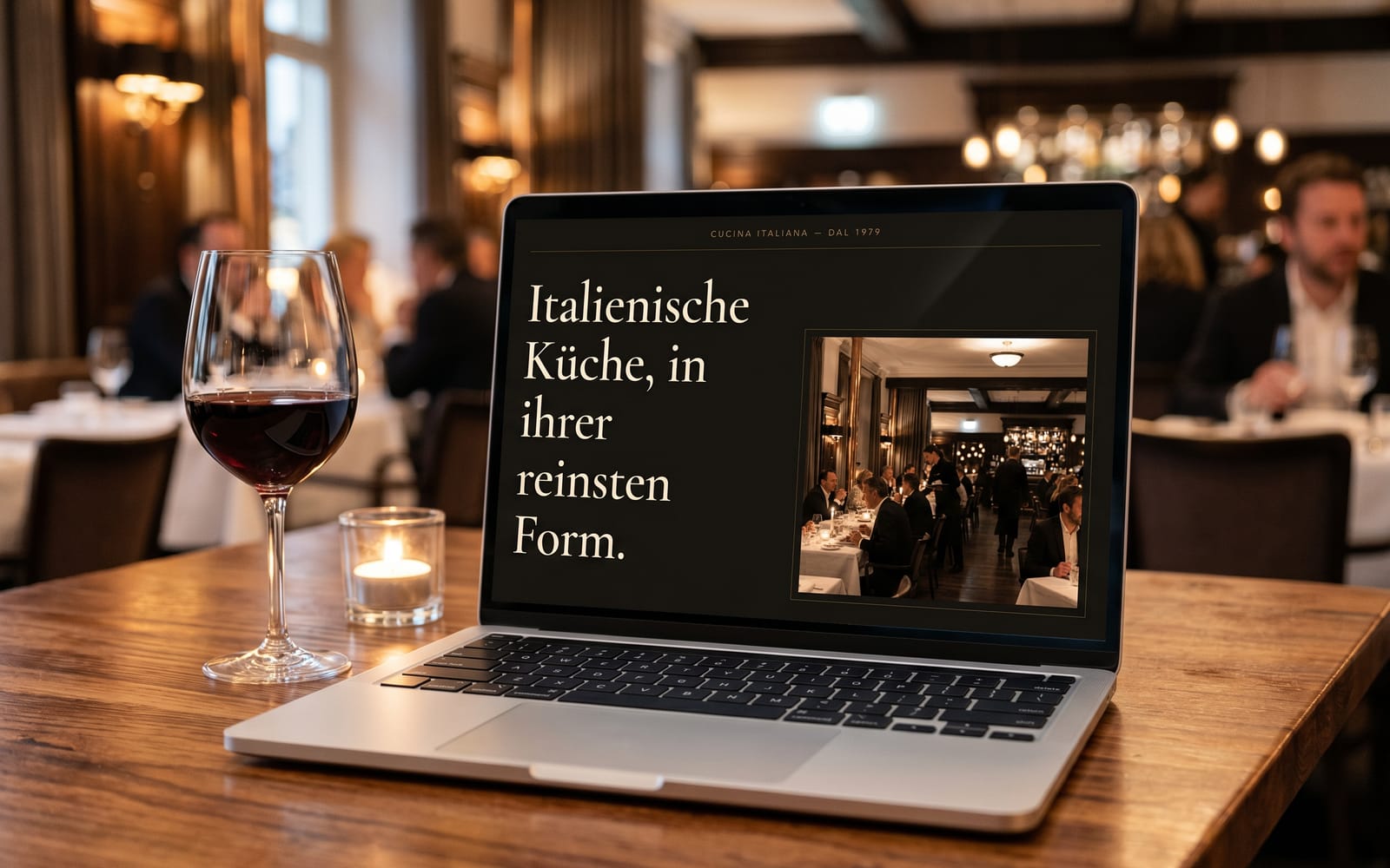 Restaurant-Website · Beispiel