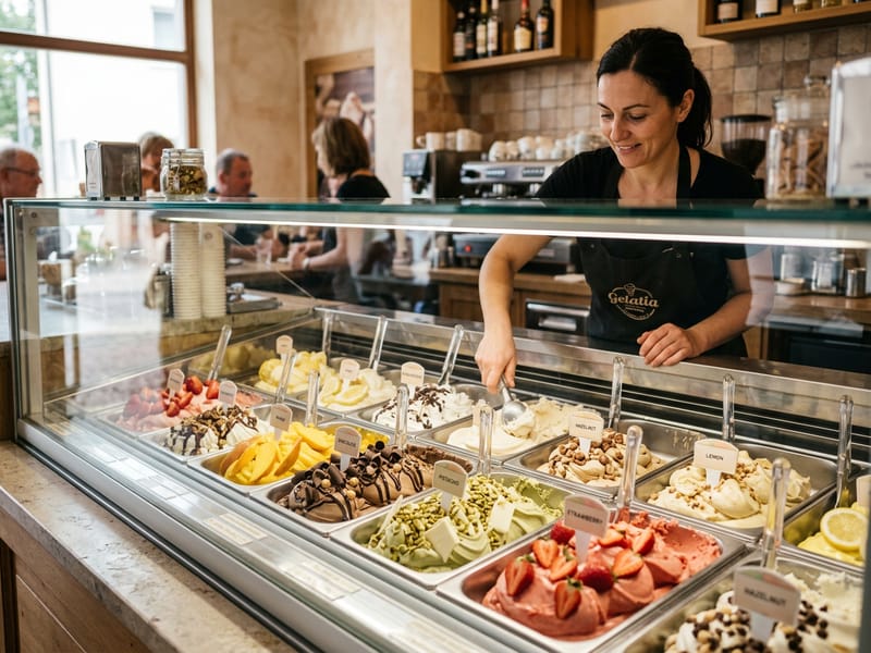 Eisvitrine