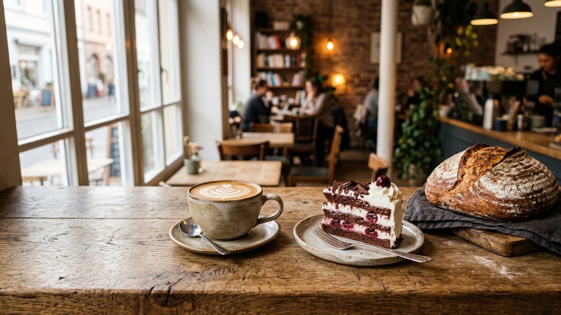 Kaffee, Kuchen & frisches Brot