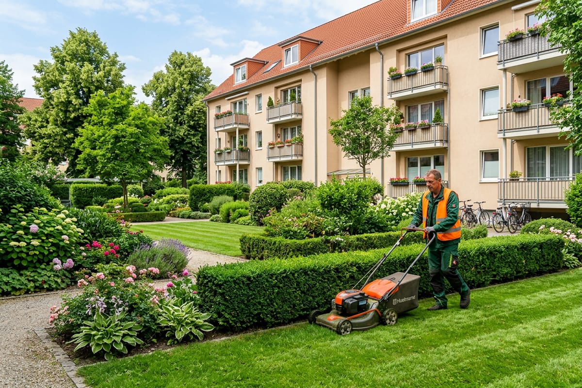Grünflächenpflege übers Jahr