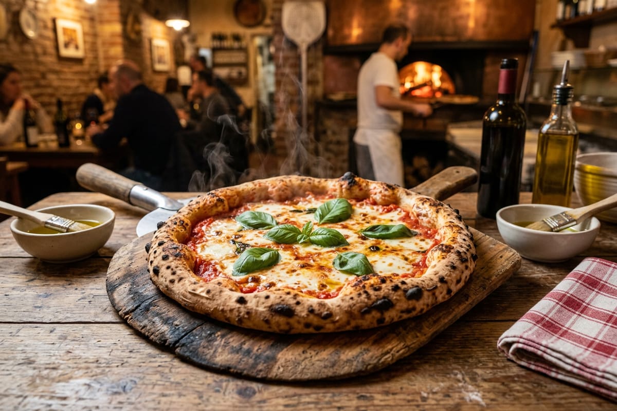 Echte neapolitanische Pizza